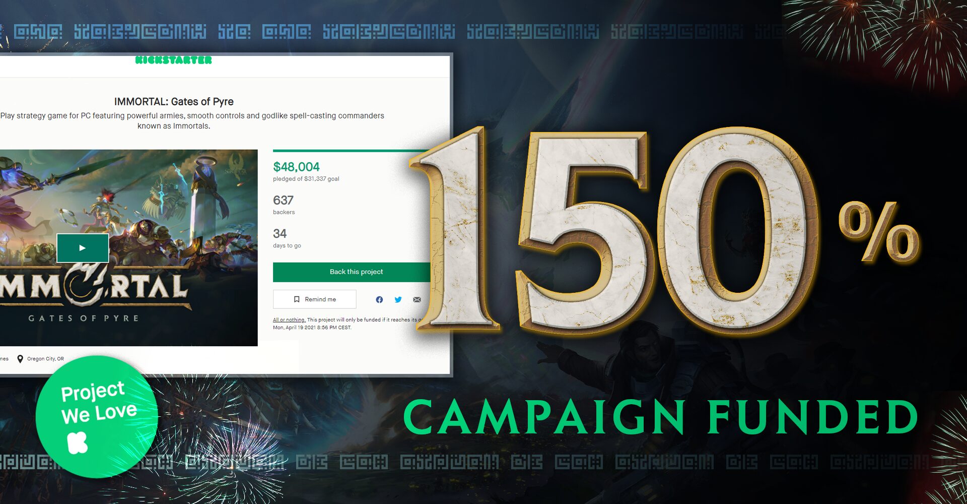 Immortal Gates Of Pyre - Kickstarter - Visual 9