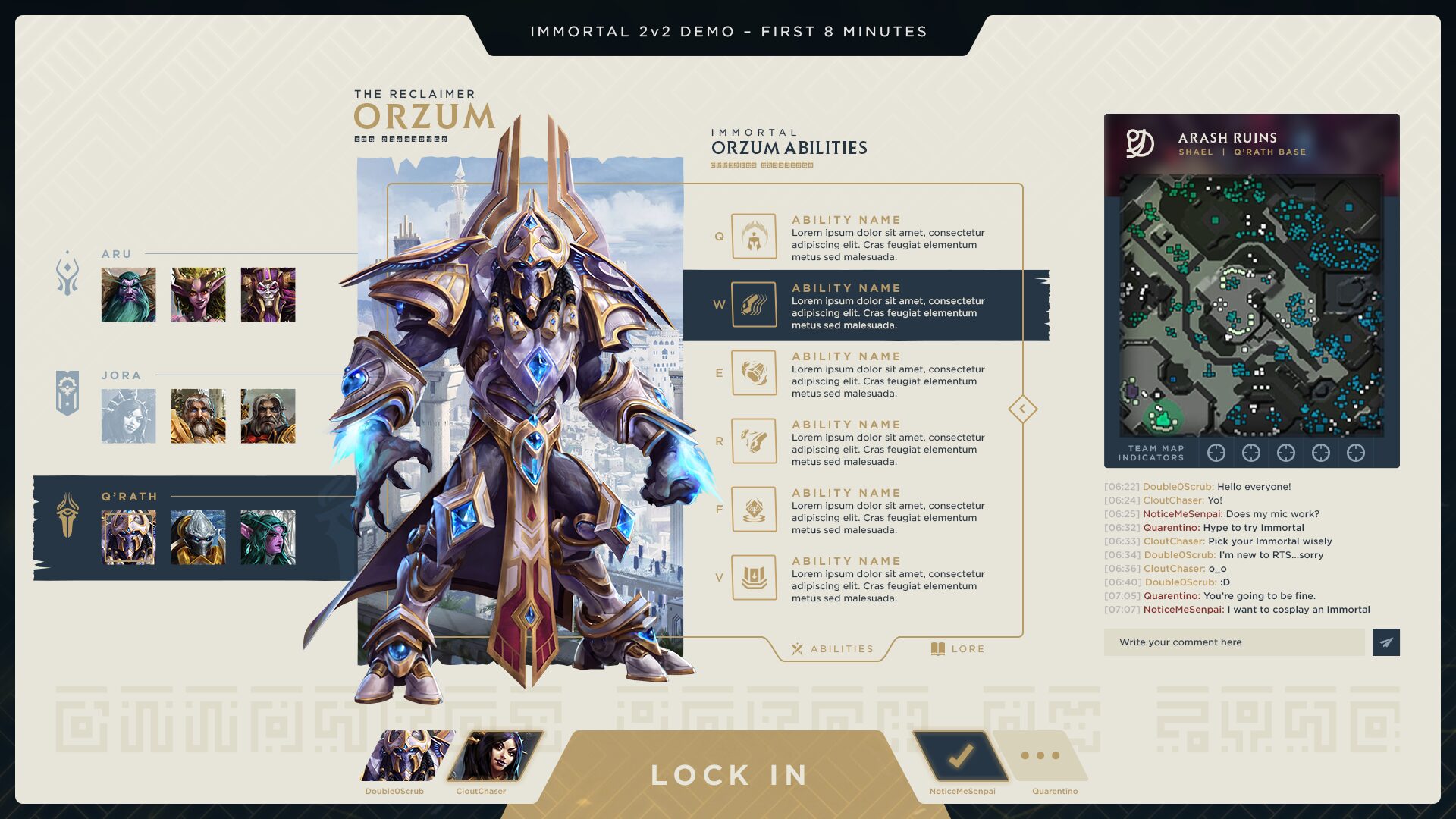 Immortal Gates Of Pyre - UI Producing