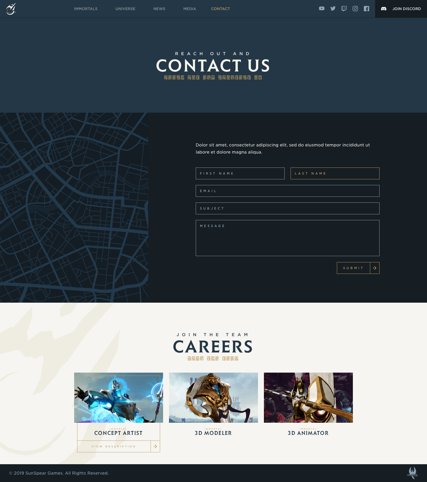 Immortal Gates Of Pyre - Web Development - Visual 3