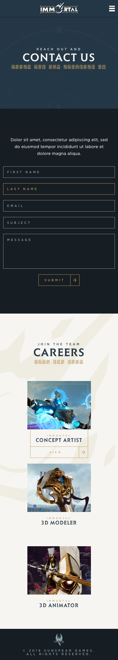 Immortal Gates Of Pyre - Web Development - Visual 4