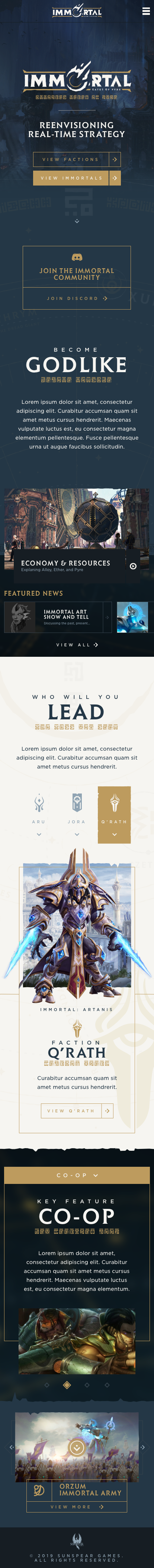 Immortal Gates Of Pyre - Web Development - Visual 7