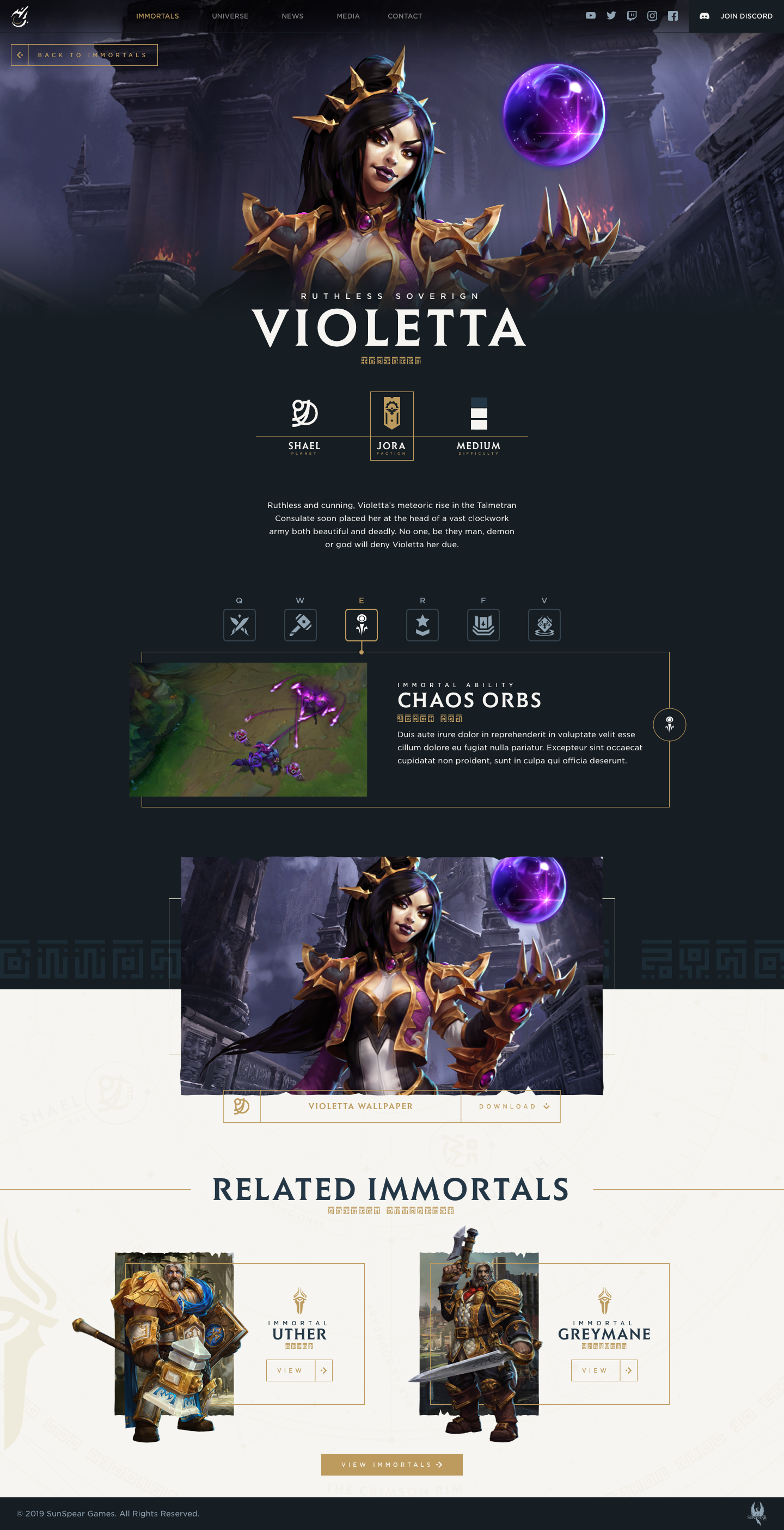 Immortal Gates Of Pyre - Web Development - Visual 8