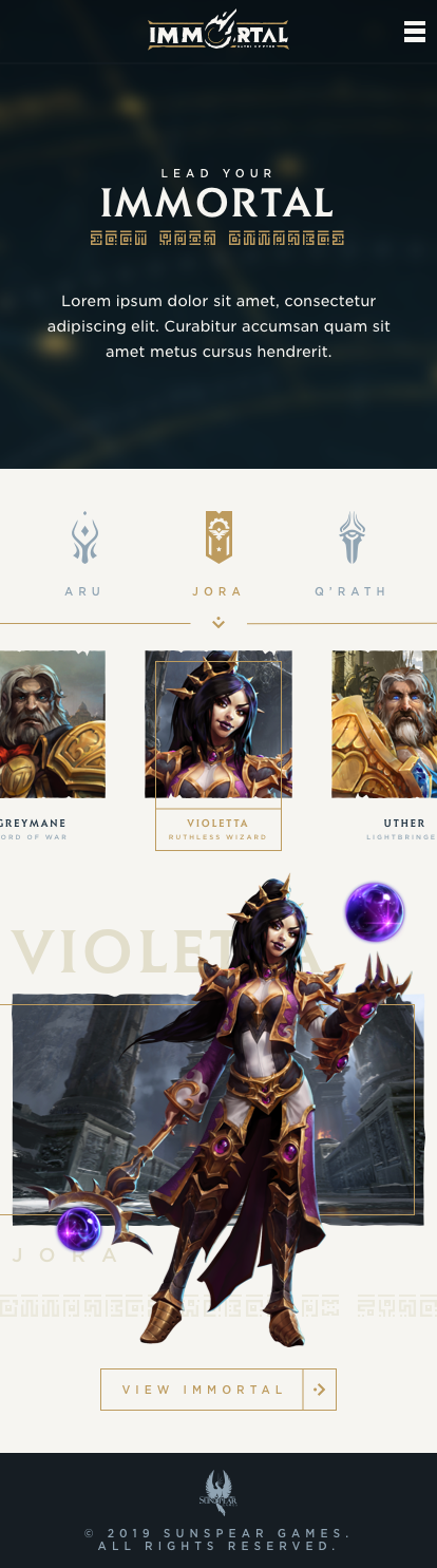 Immortal Gates Of Pyre - Web Development - Visual 11