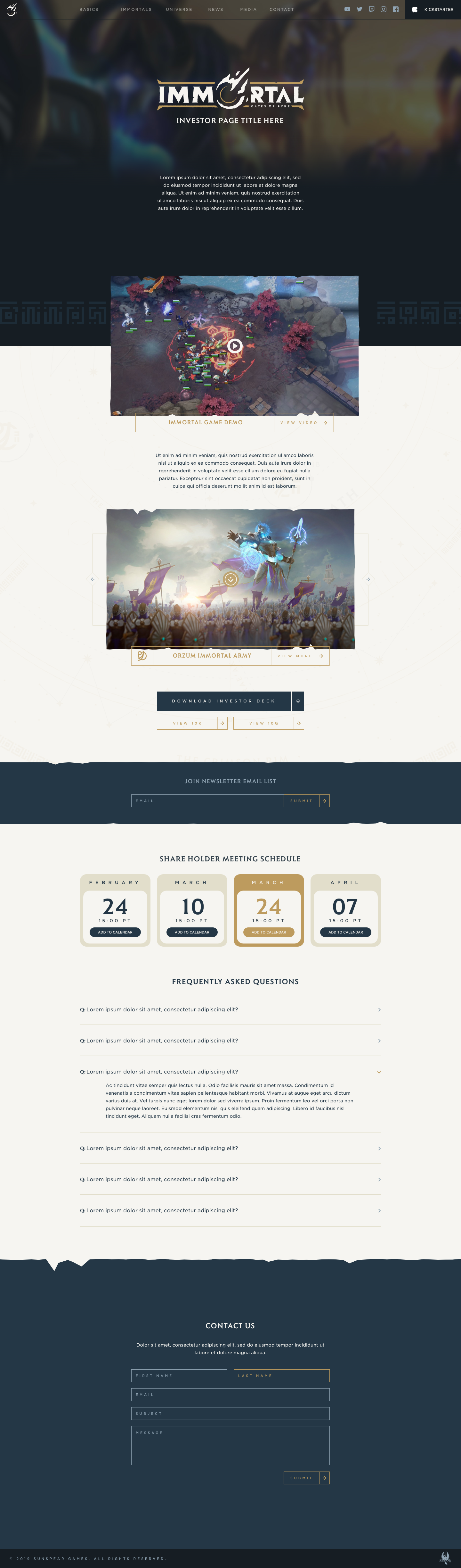 Immortal Gates Of Pyre - Web Development - Visual 12