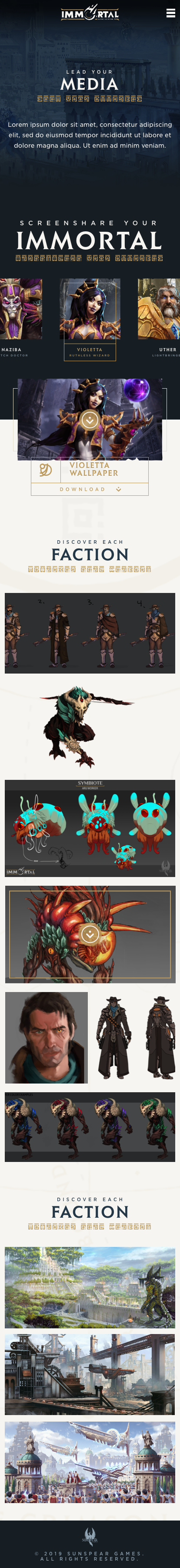 Immortal Gates Of Pyre - Web Development - Visual 14