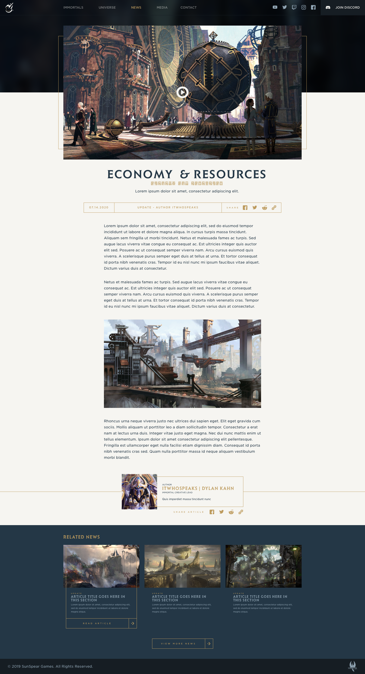 Immortal Gates Of Pyre - Web Development - Visual 15