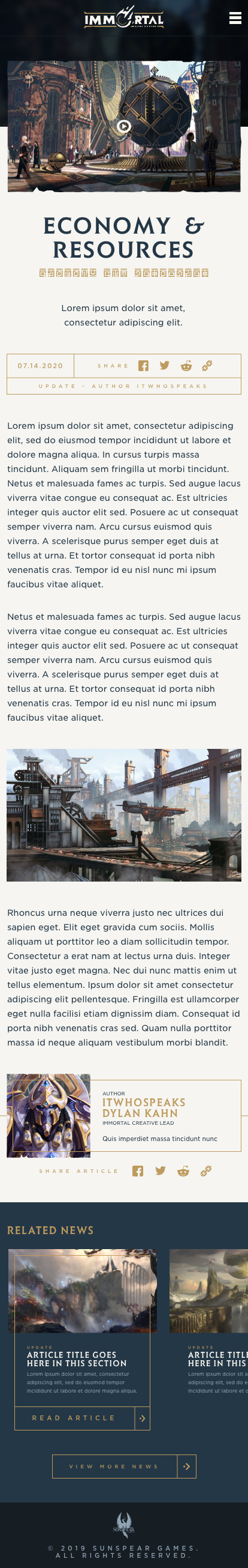 Immortal Gates Of Pyre - Web Development - Visual 16