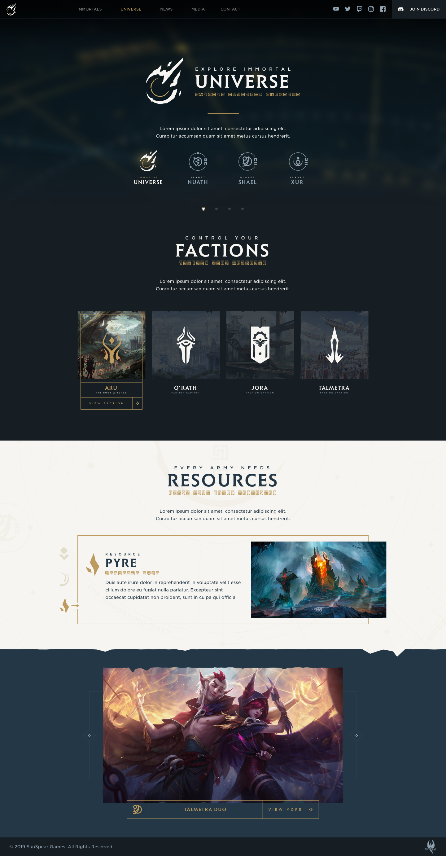 Immortal Gates Of Pyre - Web Development - Visual 19