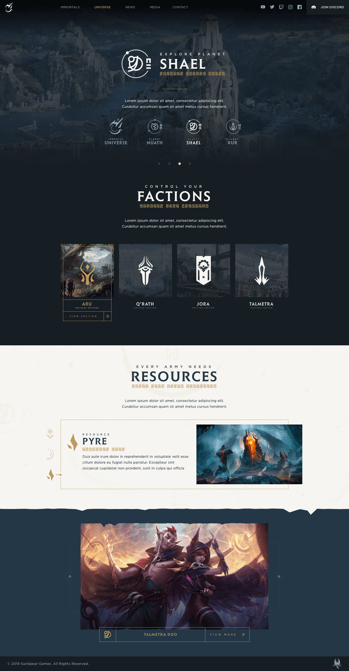 Immortal Gates Of Pyre - Web Development - Visual 20
