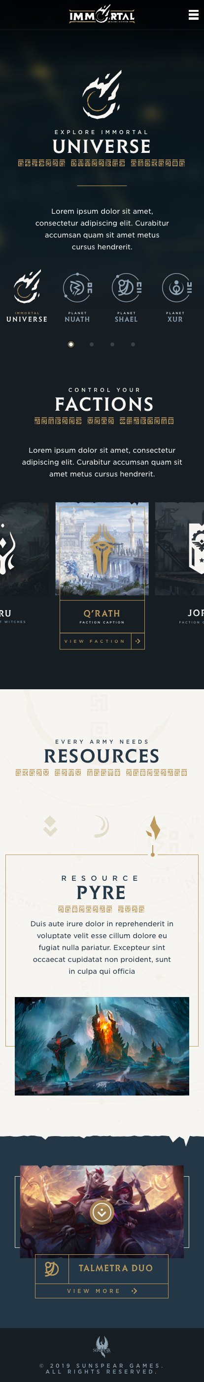 Immortal Gates Of Pyre - Web Development - Visual 21